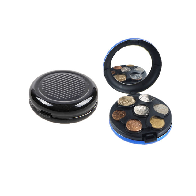 Kodi Round Cute Coin Punch Purse Ndi Mtundu Wabwino Wamitundu ndi Ntchito Yamakono Yamakono Yonyamula